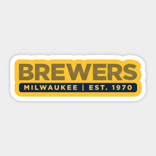 Brewers #2 Sticker